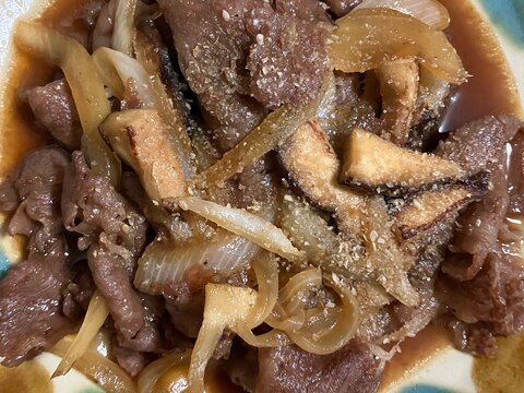 フライパンですき焼き風